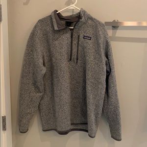 Men’s Patagonia better sweater quarter zip jacket